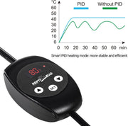Reptile Thermostat PID Dimming Controller Digital Heat Lamp Temp Control 300W