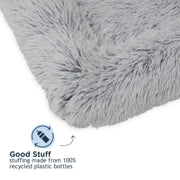 Tall Tails Dog & Cat Grey Cuddle Crate Bed, Small/Medium