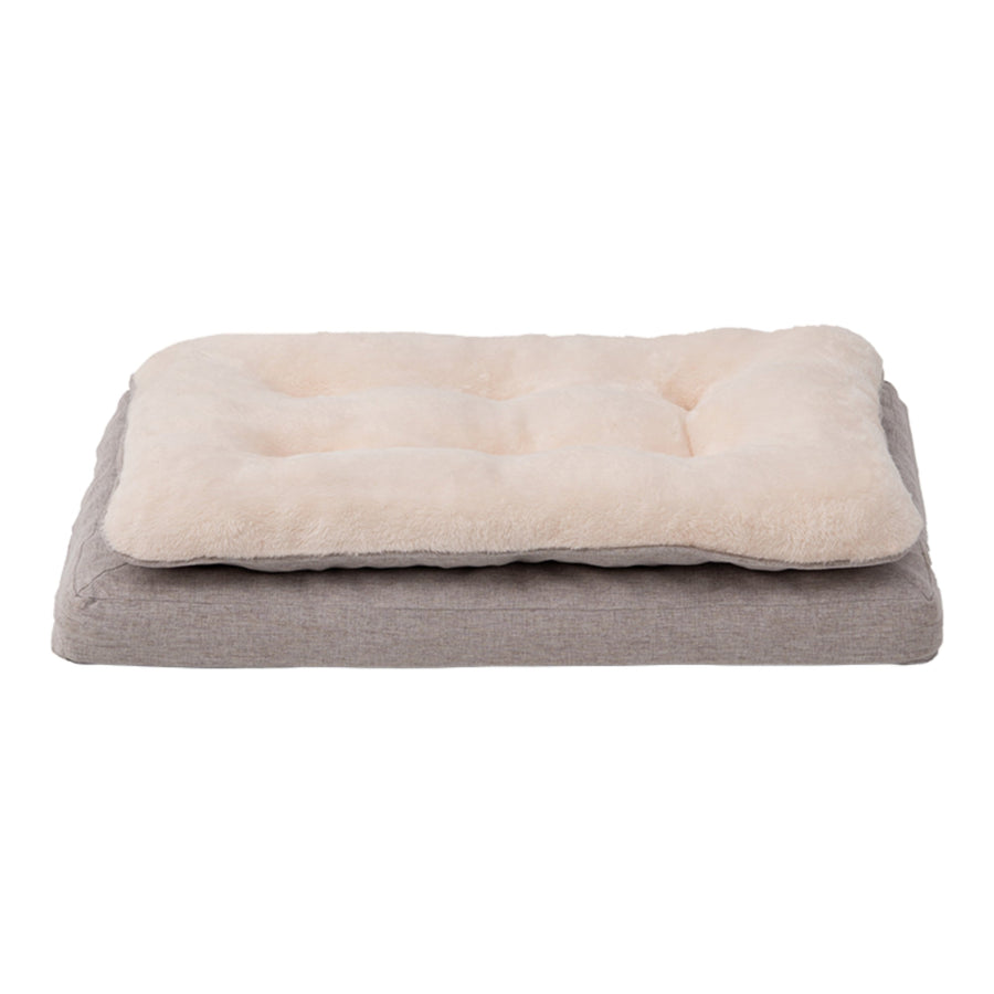 Territory Dog & Cat Khaki Pillow Top Bed, 30" x 19"