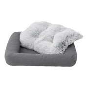Tall Tails Dog & Cat Grey All In One Bed, 34.5" x 27"