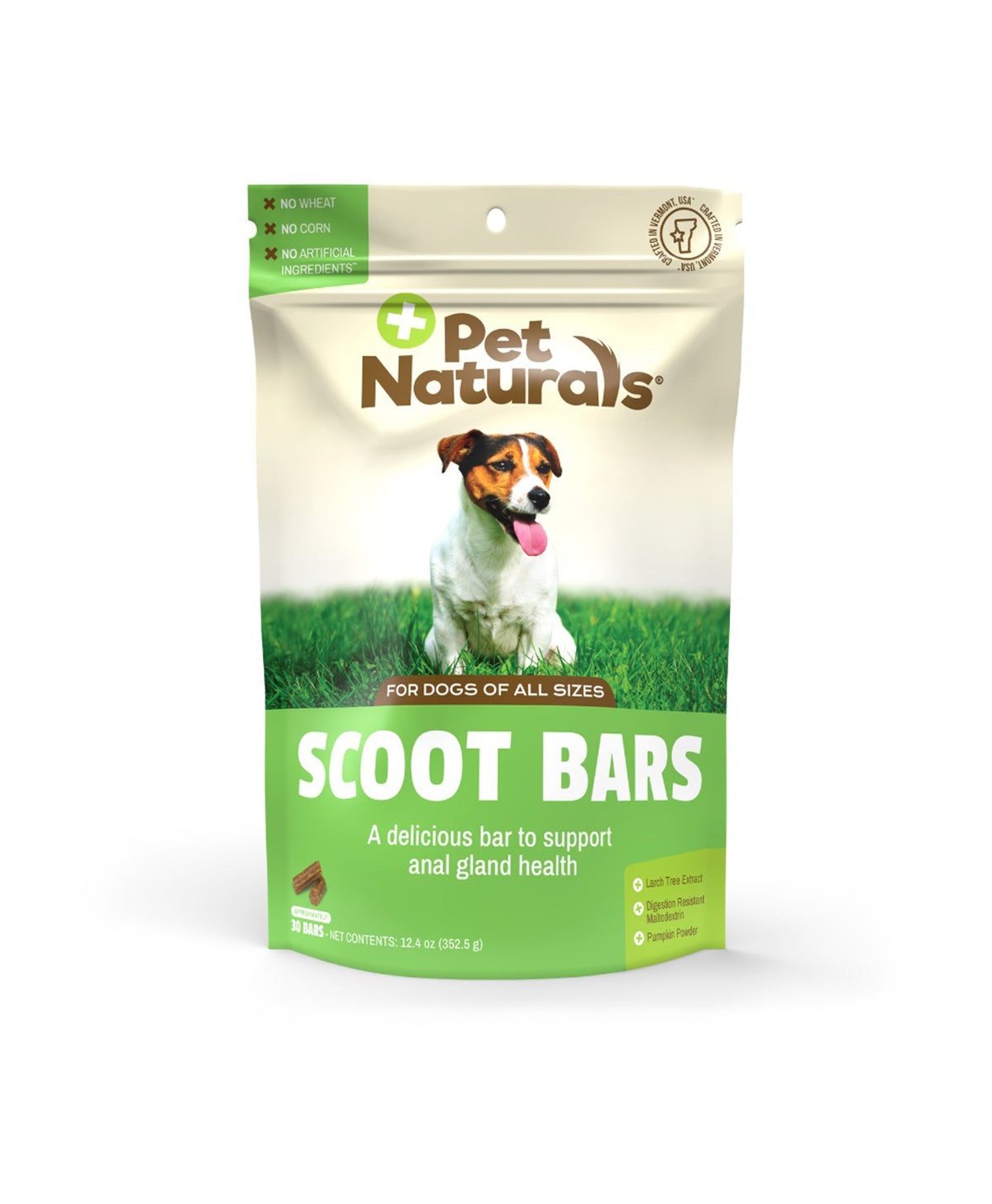 Pet Naturals of Vermont Scoot Bars Fiber Supplement for Dogs – 30 Count