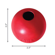 KONG Durable Rubber Ball with Hole Dog Toy Small