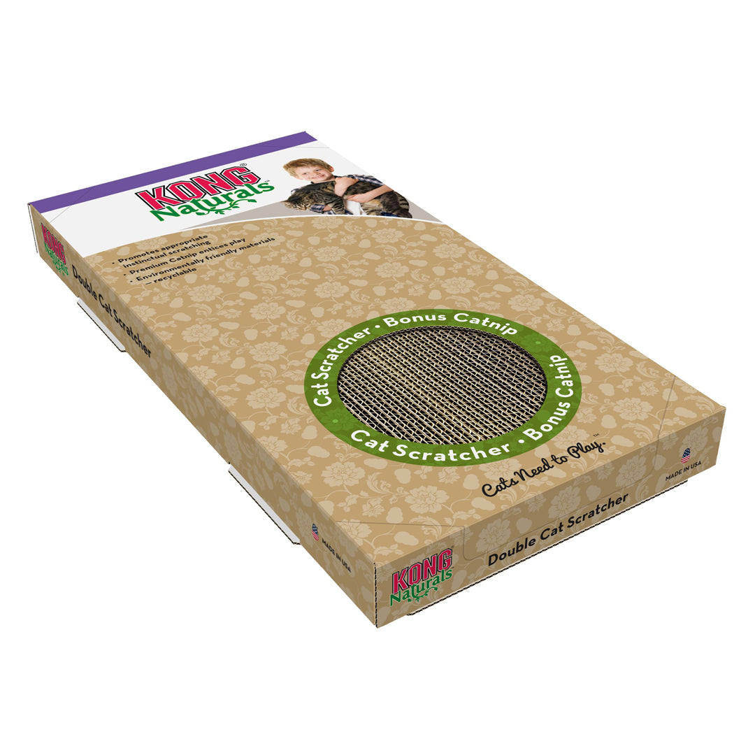 KONG Naturals Incline & Double Cat Scratcher Refill, 2 Pack
