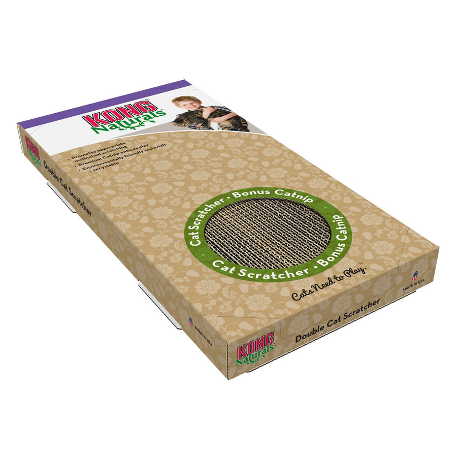 KONG Naturals Incline & Double Cat Scratcher Refill, 2 Pack