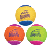 KONG SqueakAir Birthday Tennis Balls Dog Toy Medium 3pk
