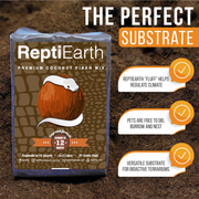 ReptiEarth Fine Coconut Fiber Mix; Ready to Use