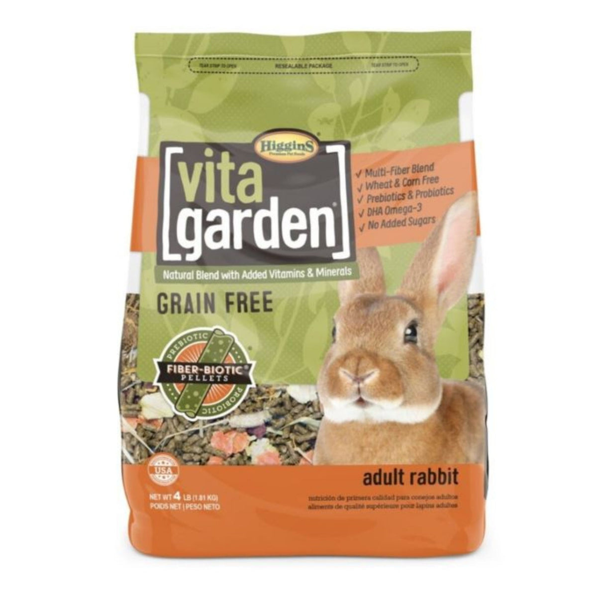 Higgins Vita Garden Natural Blend Adult Rabbit 4 Lb