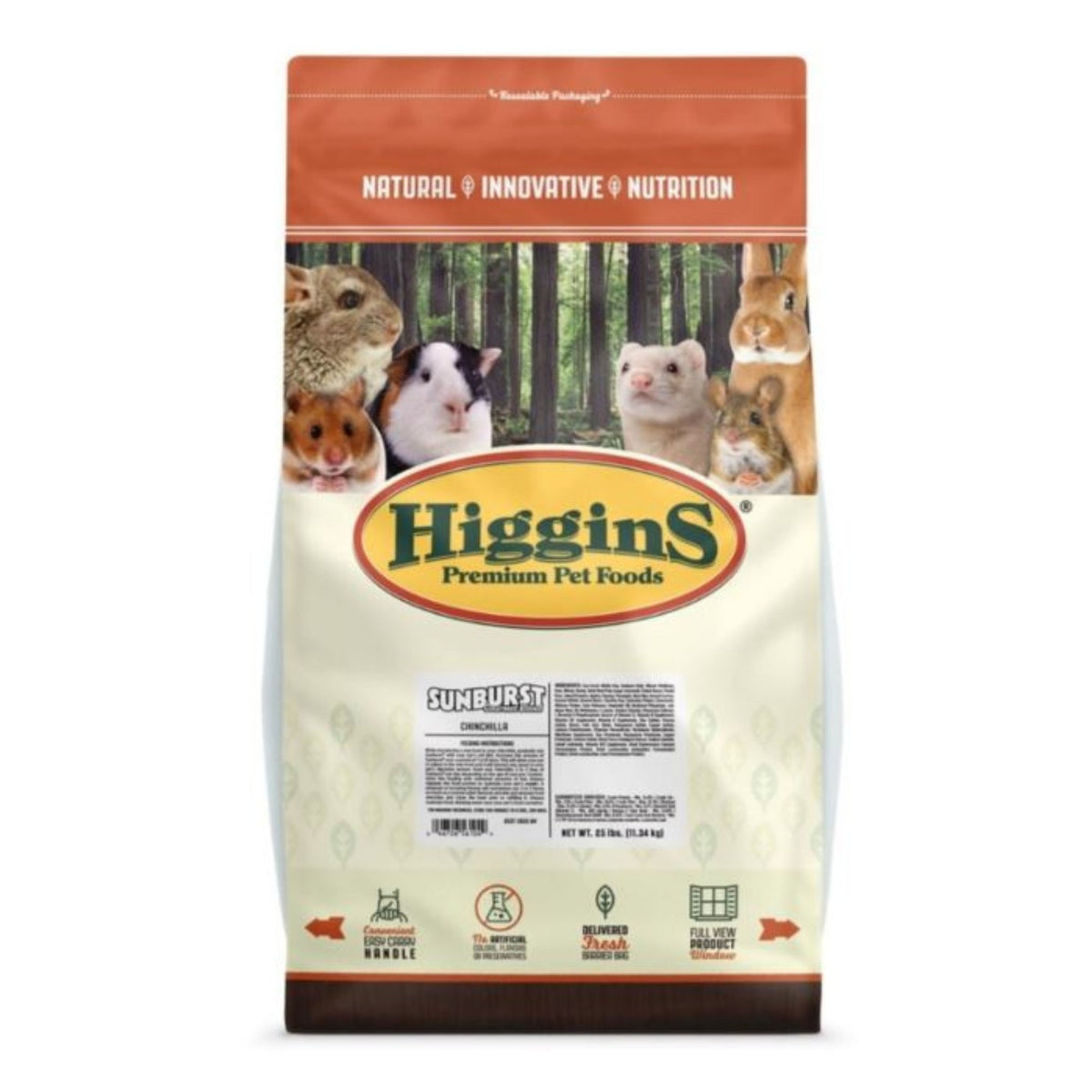 Higgins Sunburst Gourmet Blend Chinchilla 25 Lb