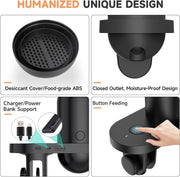 Hygger Automatic Fish Feeder WiFi App Camera Timer Smart Aquarium 230ML