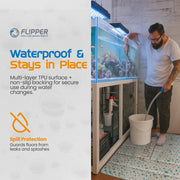 Flipper Waterproof Aquarium Splash Mat – 48 x 31 Inch available at Pristine Pet Supply - image 6