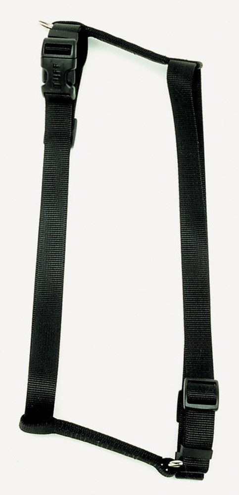 Coastal Standard Adjustable Nylon Dog Harness - Black, 14-24 in