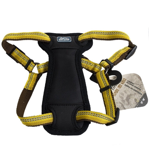 Coastal K9 Explorer Reflective Padded Dog Harness - Goldenrod, 26-38 in