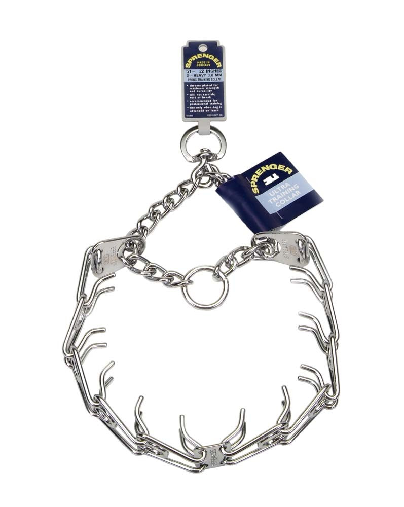 Herm. Sprenger Ultra Plus Prong Training Dog Collar 3.8mm X 22in