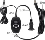 Reptile Thermostat PID Dimming Controller Digital Heat Lamp Temp Control 300W