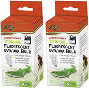 Zilla Canopy Series Fluorescent UVB-UVA Bulbs Tropical 13 W