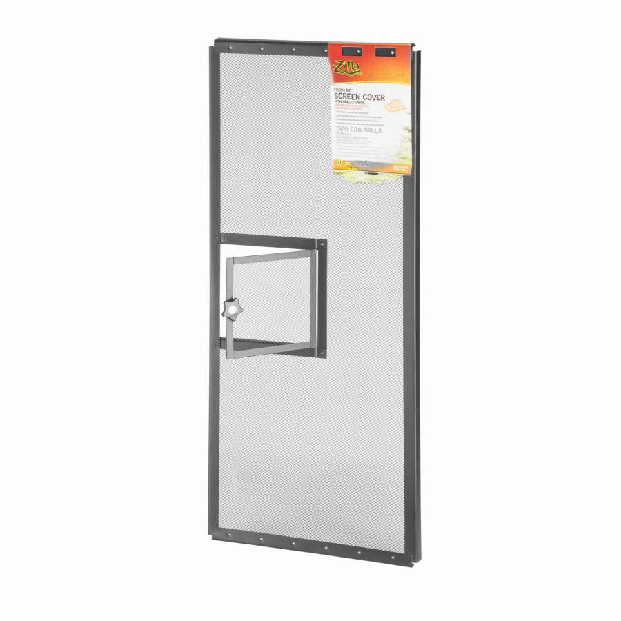 Zilla Fresh Air Screen Cover with Hinged Door 30X12