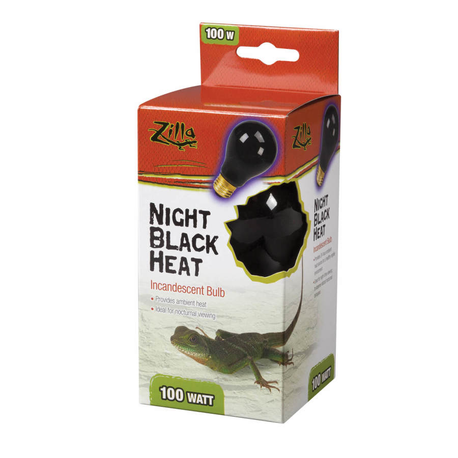 Zilla Incandescent Night Black Heat Bulb 100W