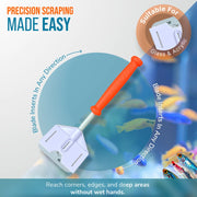 Flipper Platinum Aquarium Hand Scraper – 10 Inch available at Pristine Pet Supply - image 2