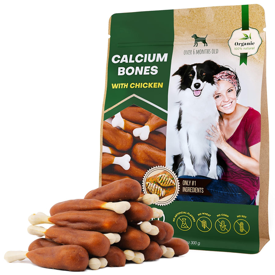 Beloved Pets Calcium Bones with Chicken Dog Chews – 10.6 oz