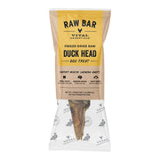 Vital Essentials Dog Raw Bar Freeze-Dried Raw Duck Head Treat 1oz. - (Case of 38)