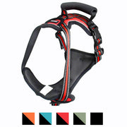 GOOPAWS Padded Reflective Dog Harness – Adjustable No-Pull Dog Harness with Handle & Breathable Mesh