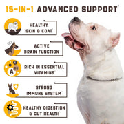 Dog Multivitamin 15-in-1 Immune Digestion Joint & Heart Health