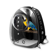 Breathable Bird Backpack Carrier – Ventilated Travel Bag for Parrots & Small Birds