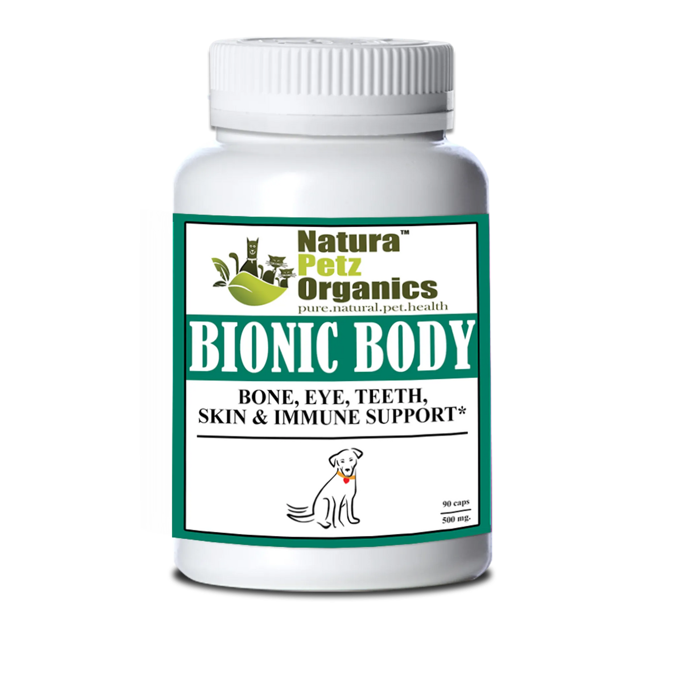 Bionic Body Pet Supplement – Immune, Bone, Joint, Skin & Digestive Support for Dogs & Cats