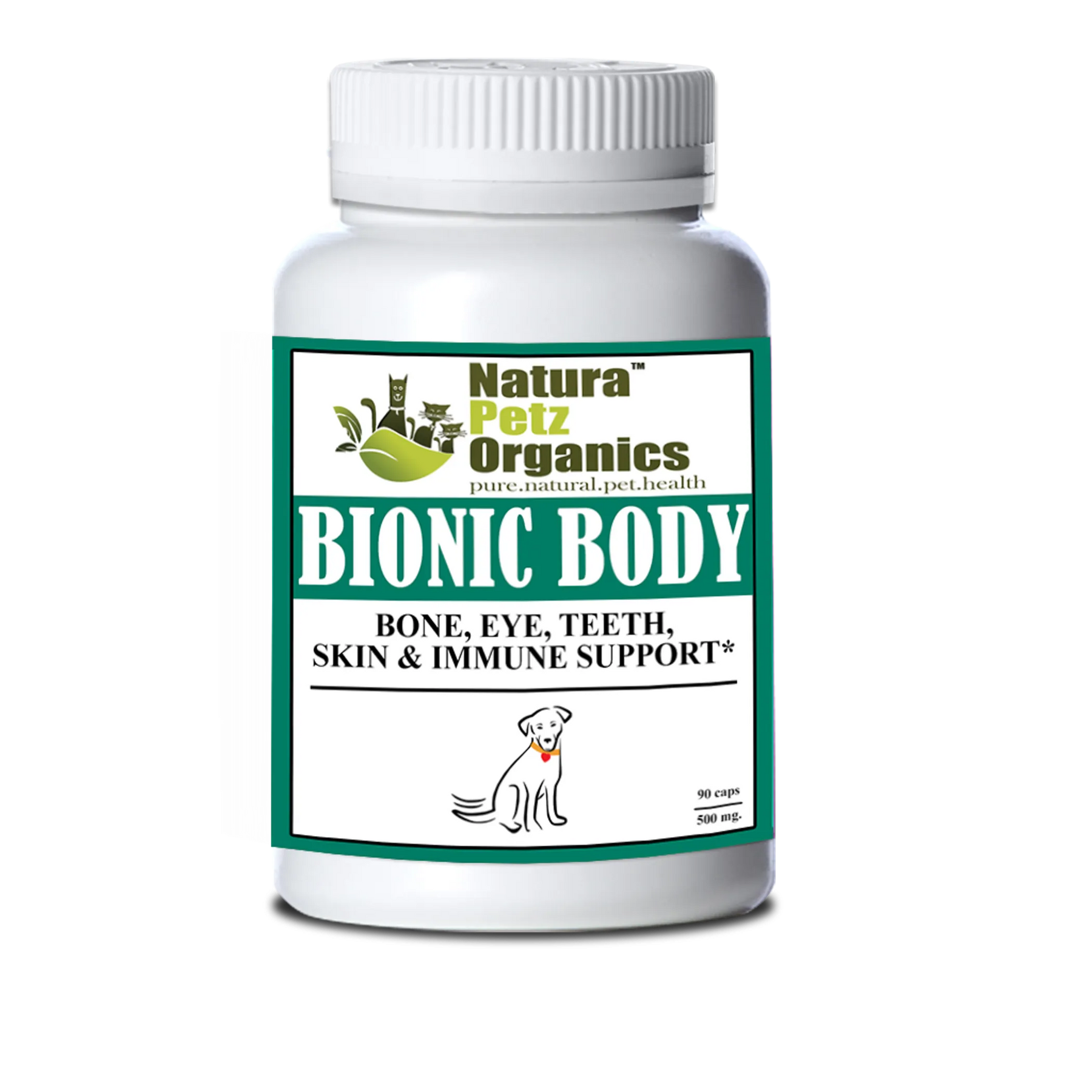 Bionic Body Pet Supplement – Immune, Bone, Joint, Skin & Digestive Support for Dogs & Cats