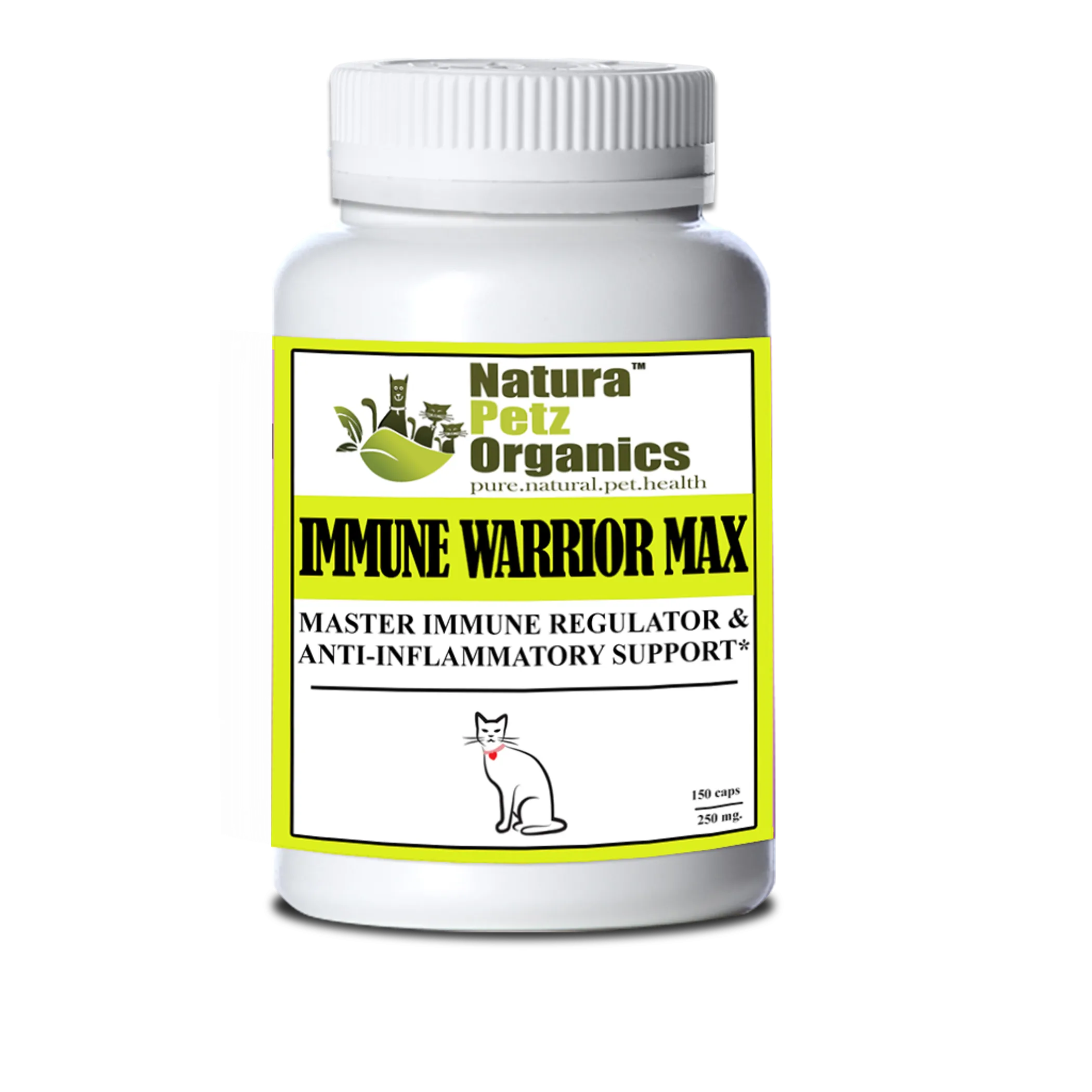 Immune Warrior Max Capsules for Dogs & Cats – Immune, Inflammatory & Digestive Support