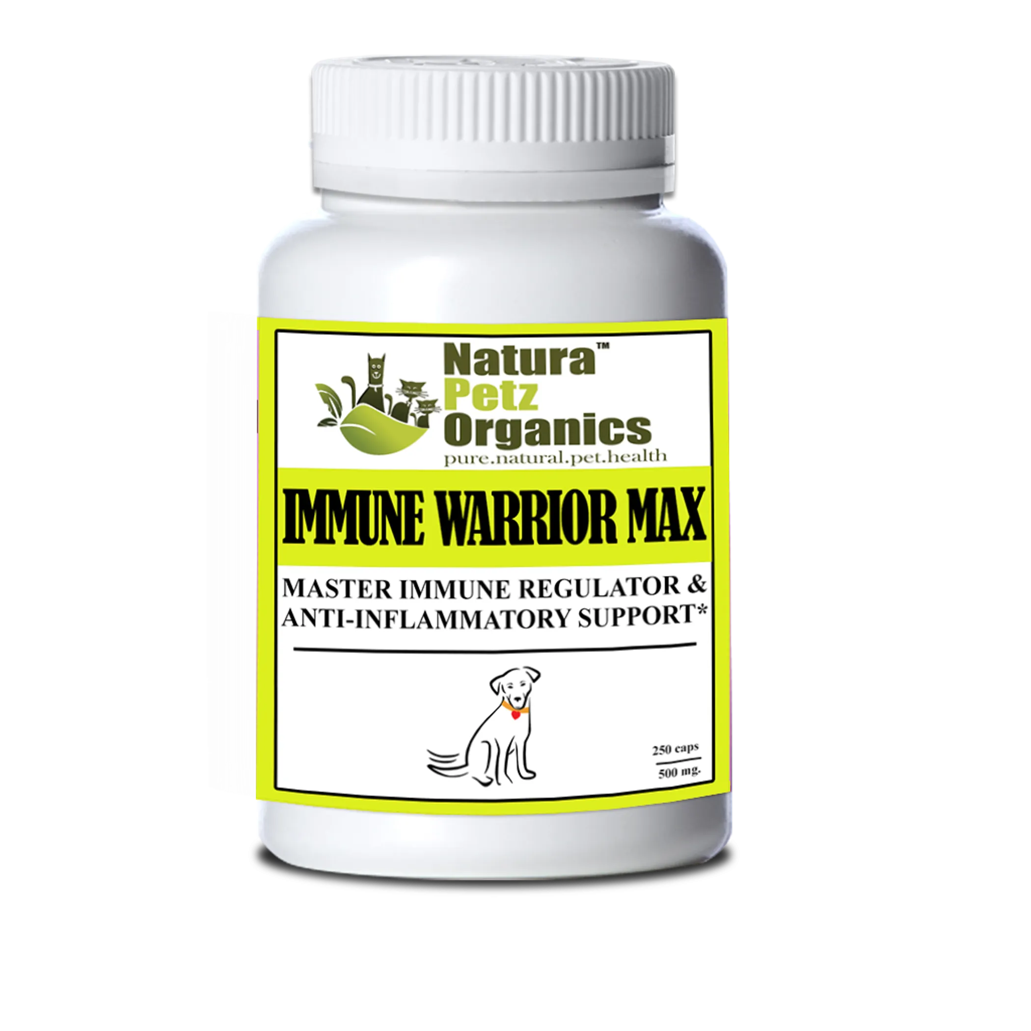 Immune Warrior Max Capsules for Dogs & Cats – Immune, Inflammatory & Digestive Support