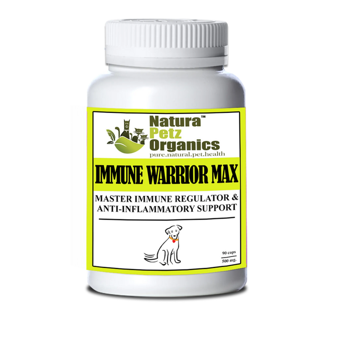 Immune Warrior Max Capsules for Dogs & Cats – Immune, Inflammatory & Digestive Support
