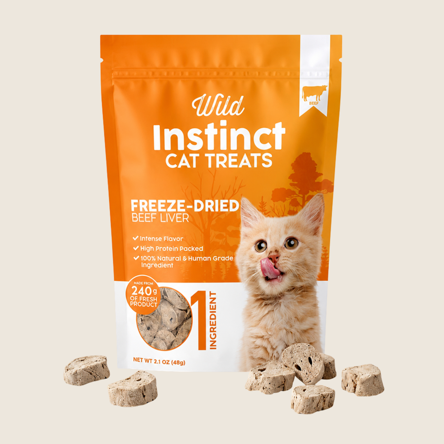 Freeze-Dried Beef Liver for Cats - Pristine Pet Supply