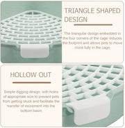 Small Pet Corner Litter Box – Potty Trainer for Rabbits, Guinea Pigs & Ferrets