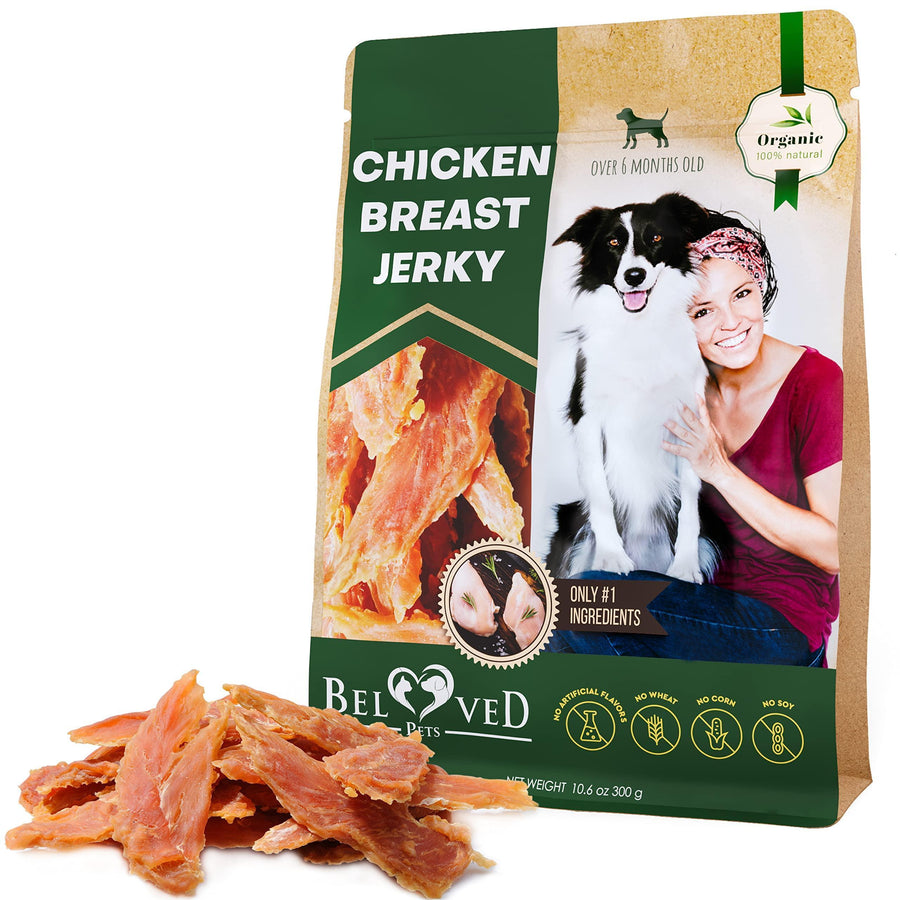 Beloved Pets Chicken Breast Jerky Dog Treats – 10.6 oz