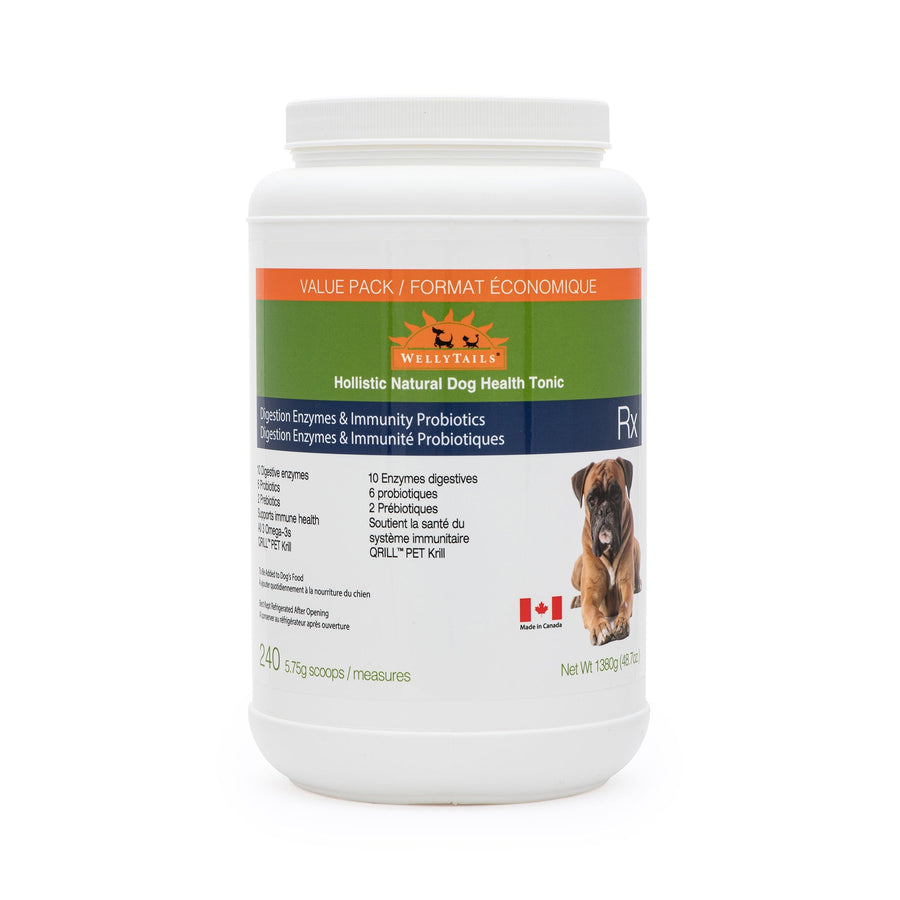 WellyTails Digestive Enzymes & Probiotics ADVANCED Dog Supplement