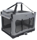 Mr. Peanut's Foldable Soft-Sided Portable Pet Crate – Lightweight Travel Carrier with Aluminum Frame
