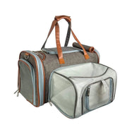 Mr. Peanut's Gold Series Mini Expandable Pet Carrier – Airline-Approved Soft-Sided Travel Carrier for Dogs, Cats & Small Pets