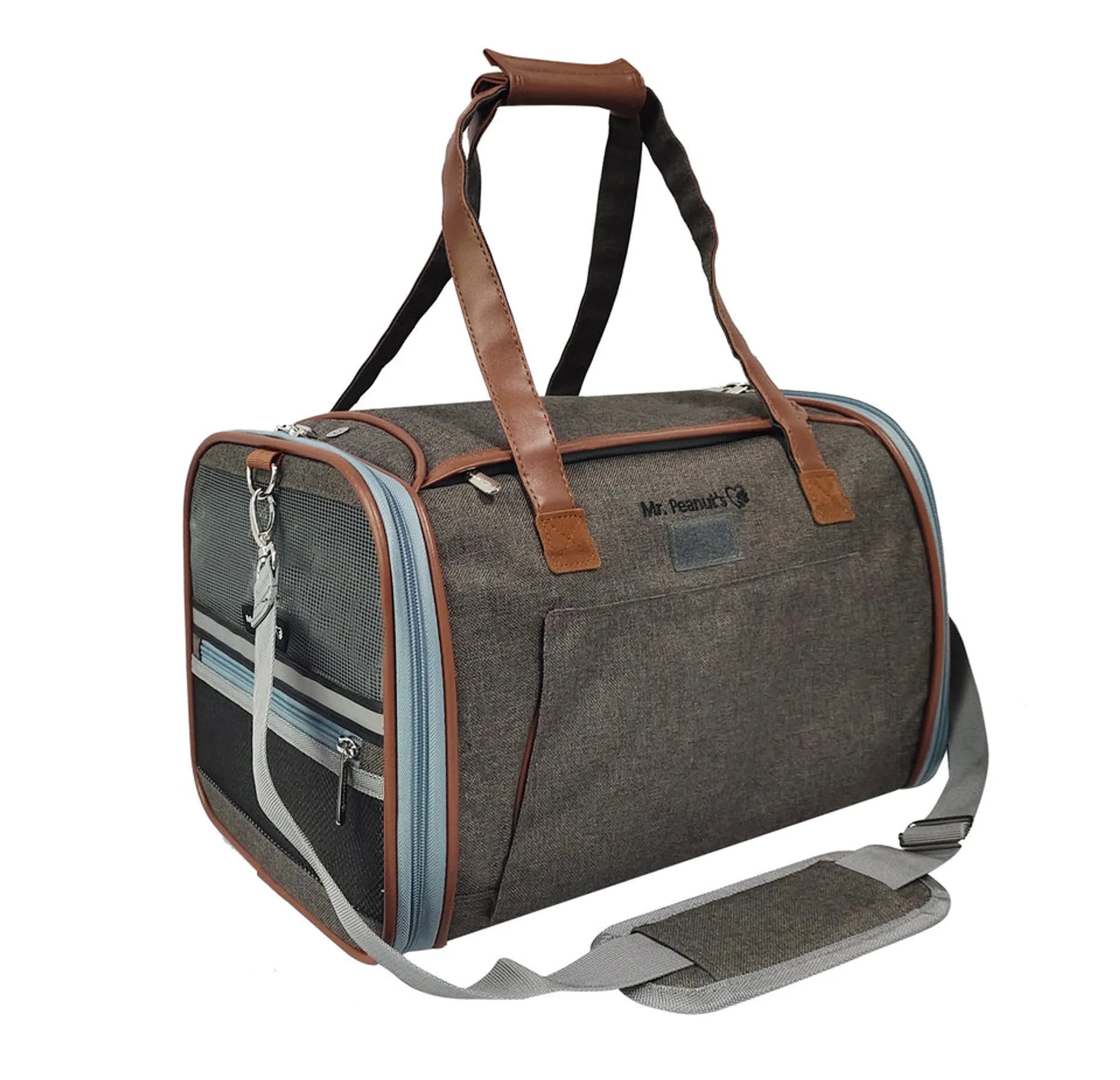 Mr. Peanut's Gold Series Mini Expandable Pet Carrier – Airline-Approved Soft-Sided Travel Carrier for Dogs, Cats & Small Pets