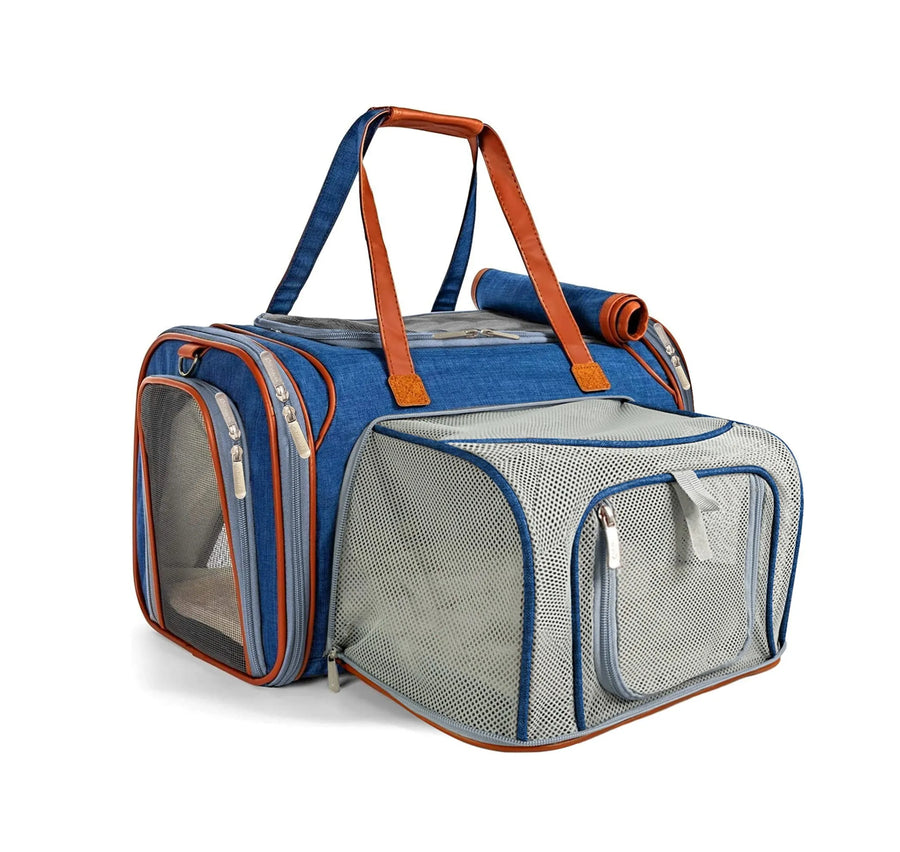 Mr. Peanut's Gold Series Standard Size Expandable Pet Carrier available at Pristine Pet Supply - image 1