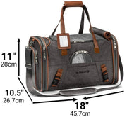 Mr. Peanut's Gold Series Airline-Approved Pet Carrier – Soft-Sided Travel Carrier for Dogs, Cats & Small Pets