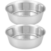 Jeffers Heavy Weight Stainless Steel Pet Bowls – Durable Pet Food & Water Dish, Chew-Resistant, Dishwasher Safe
