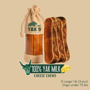 Yak9 Chews 100% Yak Milk Chews for Dogs