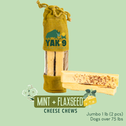 Yak9 Chews Flaxseed Yak Chews for Dogs