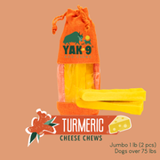 Yak9 Chews Turmeric Yak Milk Chews for Dogs