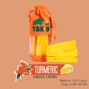 Yak9 Chews Turmeric Yak Milk Chews for Dogs