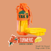 Yak9 Chews Turmeric Yak Milk Chews for Dogs