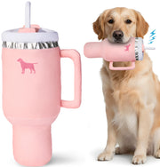 PUPROAR Pup Cup Plush Tumbler Squeaky Dog Toy – 5 Colors