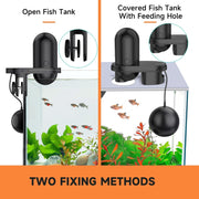 Hygger Automatic Fish Feeder WiFi App Camera Timer Smart Aquarium 230ML