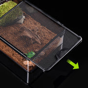 Modular Clear Reptile & Small Pet Enclosure – Anti-Escape Crawler Habitat